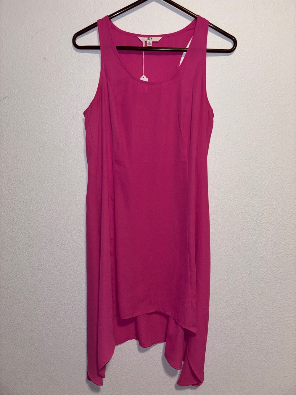 Jack by BB Dakota Sleeveless Fuchsia High-Low Dress